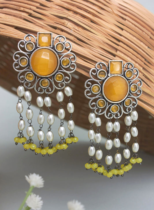 Vardhini stone earring