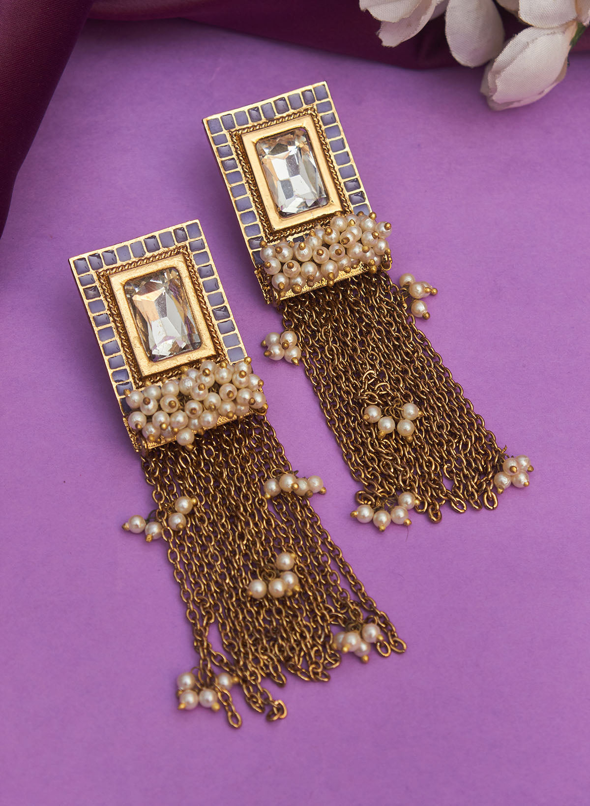 Saraniya stone earring