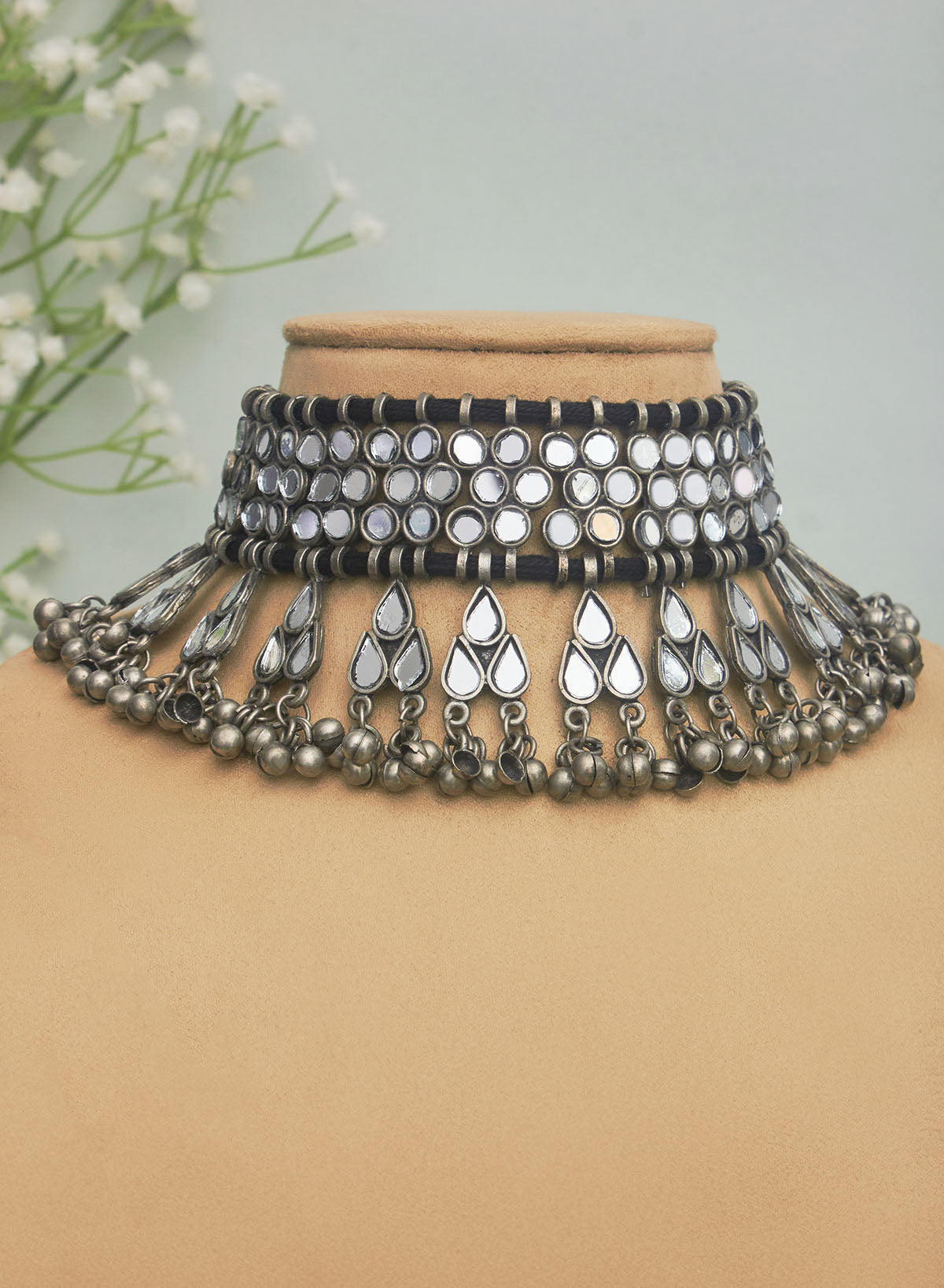Nimisha mirror choker