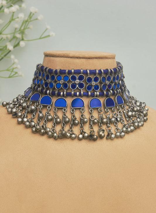 Saloni mirror choker