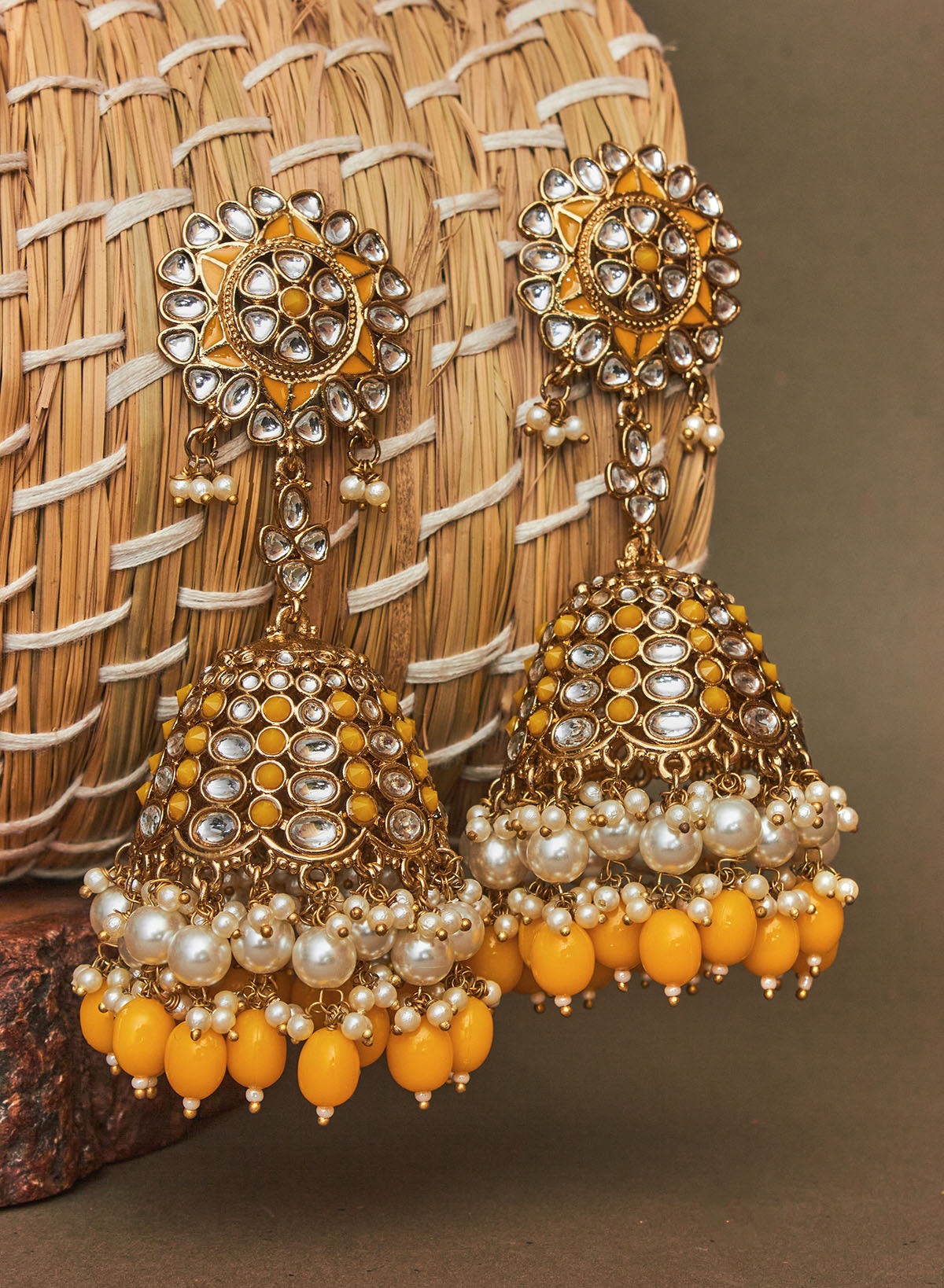 Swaleha stone jhumka