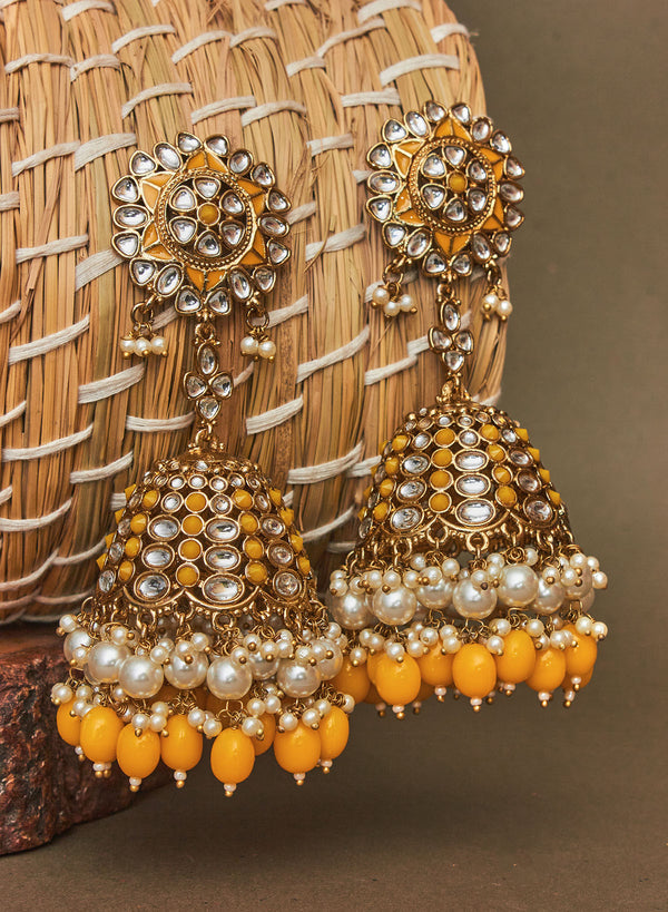 Shop Jeweljunk Antique Gold Plated Maroon Beads Dangler Earrings   JewelMazecom