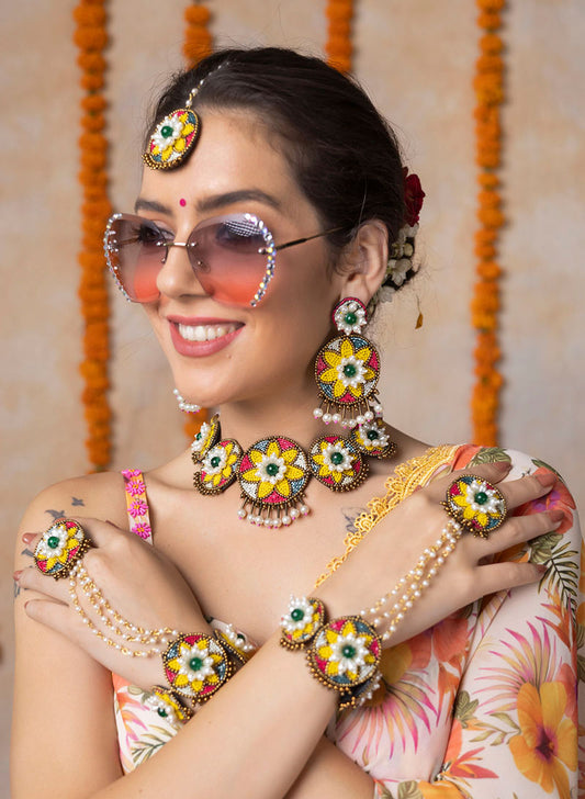 marigold handmade set