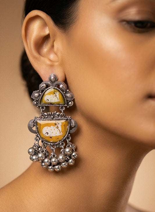 Ketaki Printed Earring