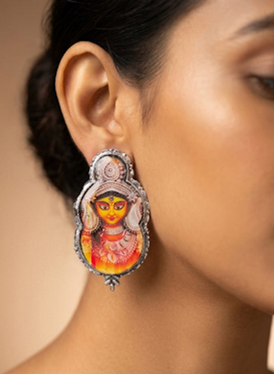 Devi Printed Earring