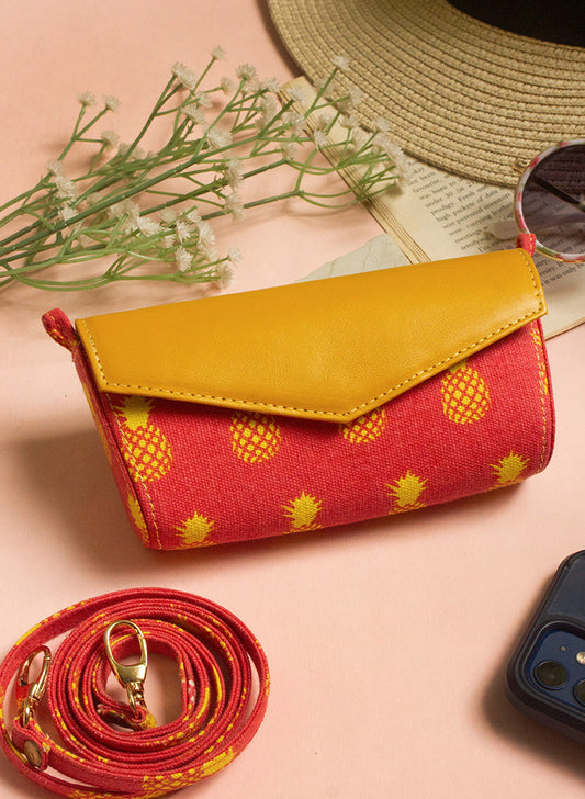 Pineapple Sunglass /Mobile Sling bag