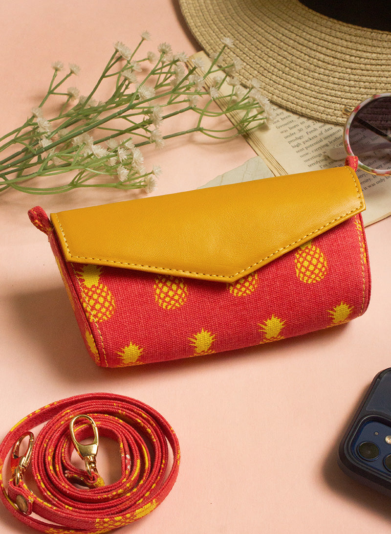 Pineapple Sunglass /Mobile Sling bag