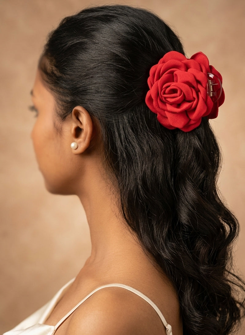 Rose Claw Clip