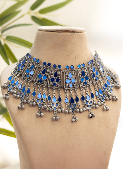 Aanshi mirror choker