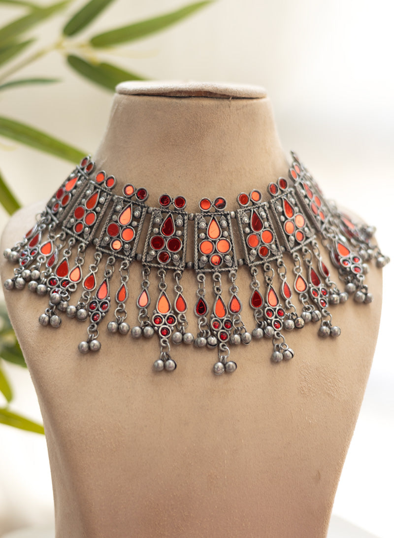 Aanshi mirror choker