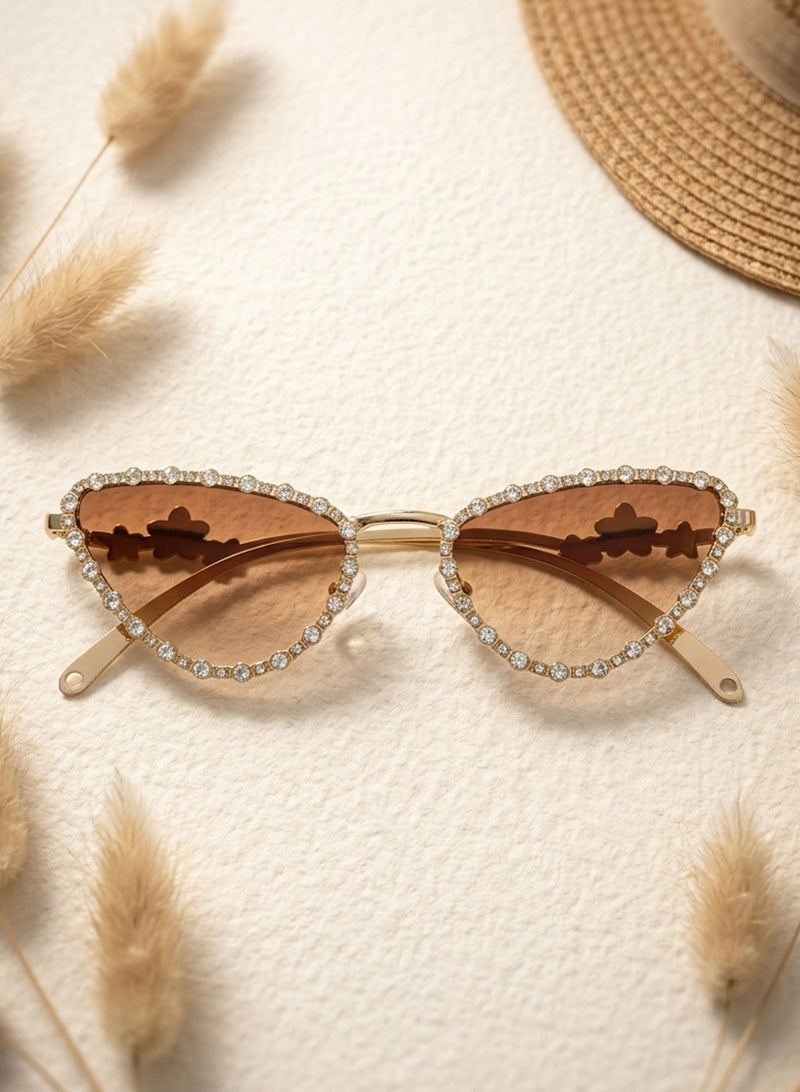 Starlit Cat-Eye Sunglasses