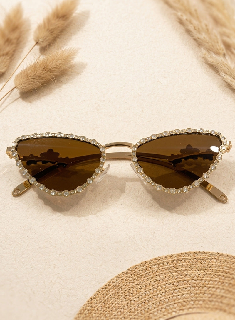 Starlit Cat-Eye Sunglasses