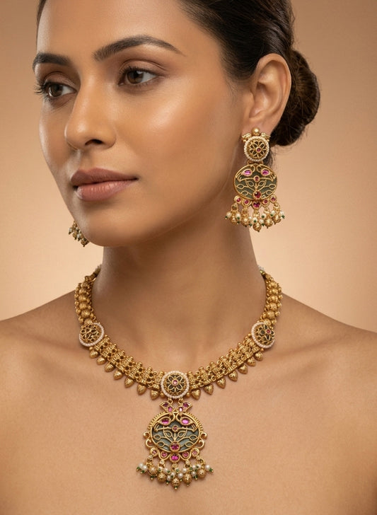 Nirusha Necklace Set
