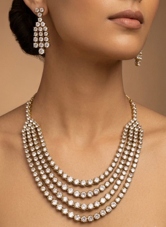 Nivana Multilayer Necklace Set