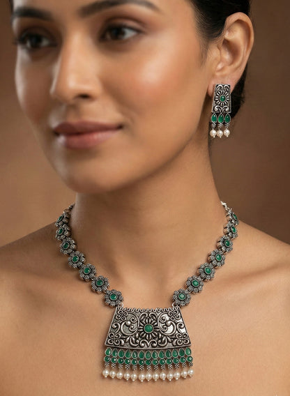 Girita long Necklace set