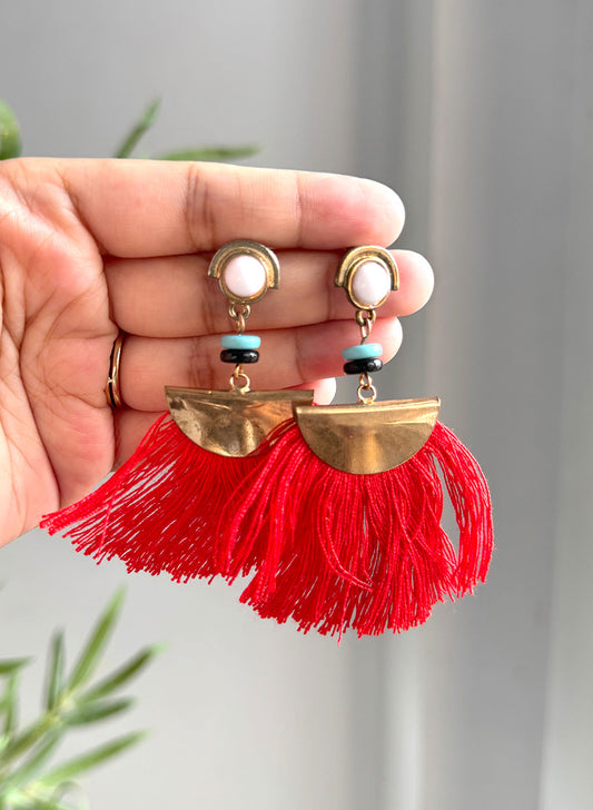 Jivika Tassel earring