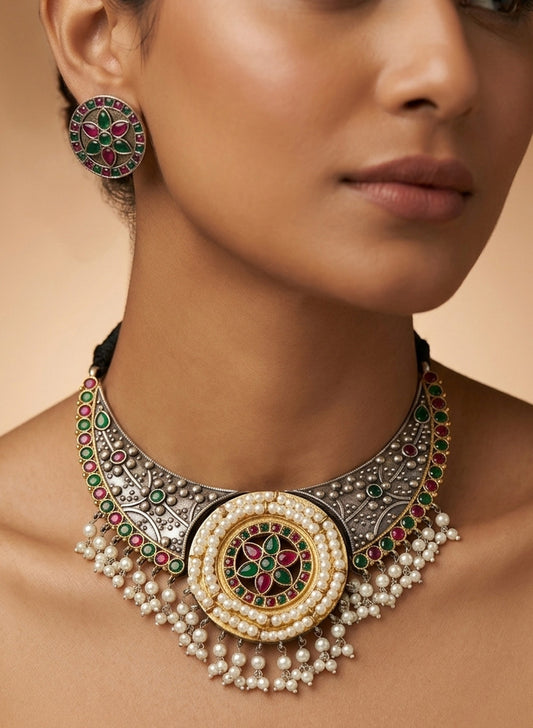 Vaibhavi Hasli Set