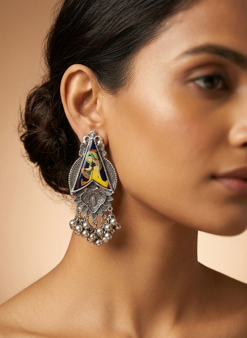 Pehal Printed Earring