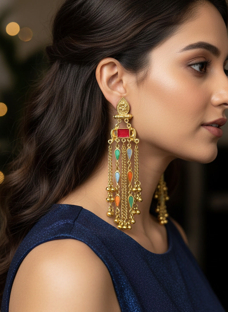 Rumisha Long Earring