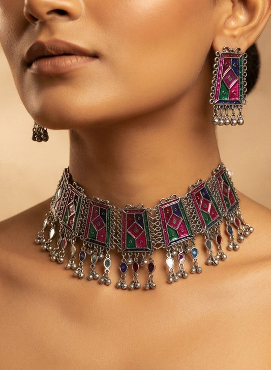 Zohvika Choker Set