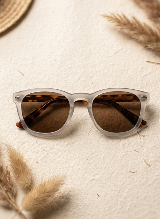 Honey wayfarer sunglass