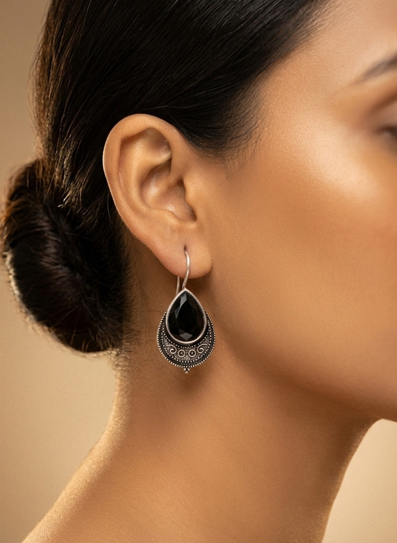 Drop shape stone Earring
