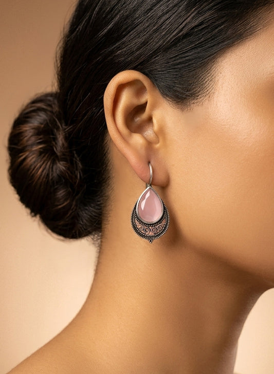 Drop shape stone Earring