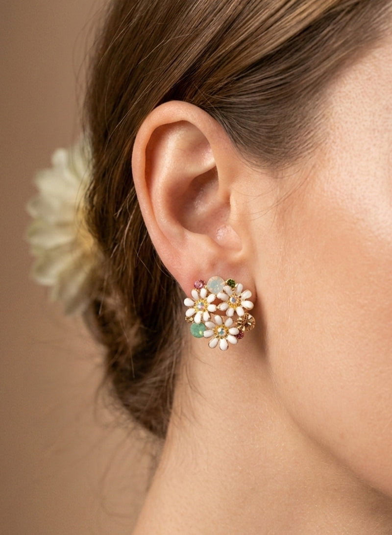 Coral Bells stud