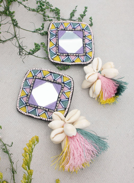 Pastel Pop Mirror Earring