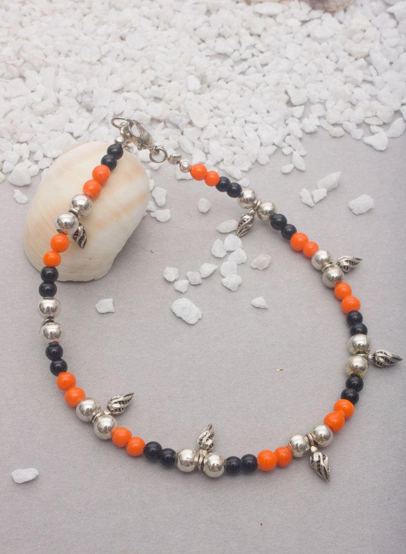 Multicolor Bead Anklet