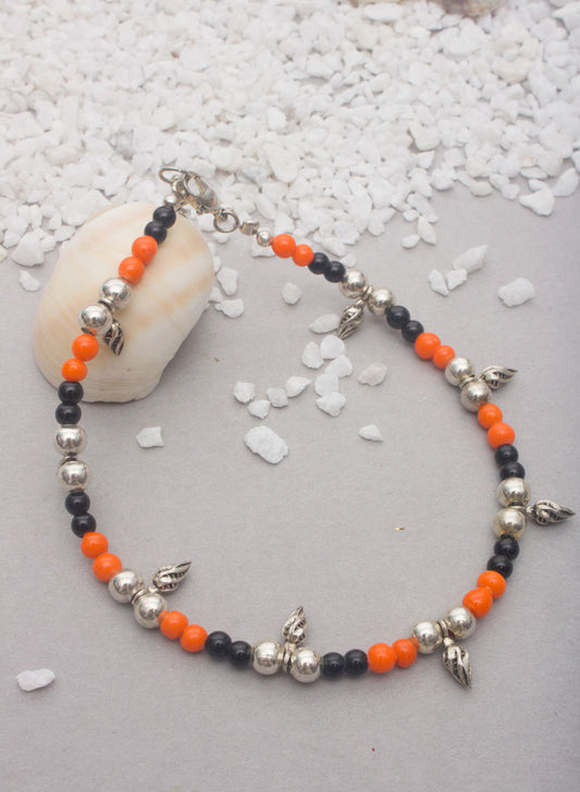 Multicolor Bead Anklet