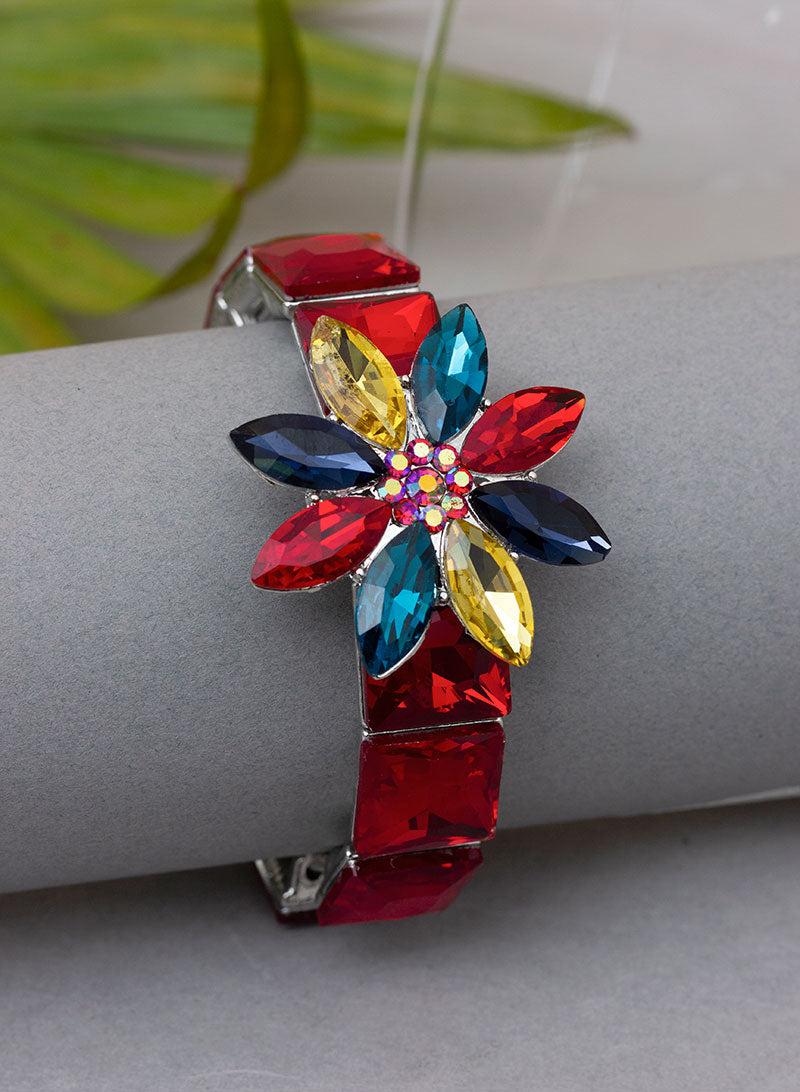 floral petal bracelet
