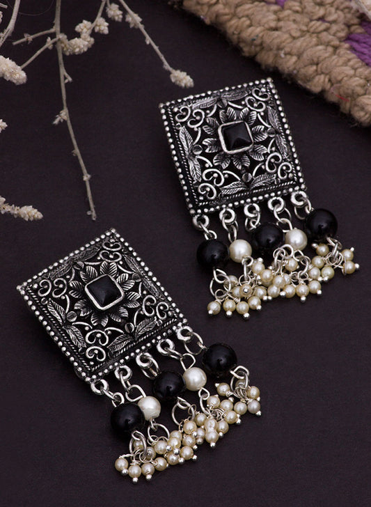 bhavika silver earring