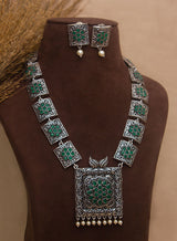 Bindu German Silver Necklace Set