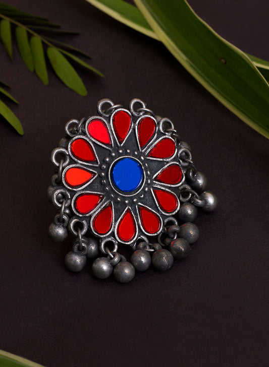 medha oxidised ring