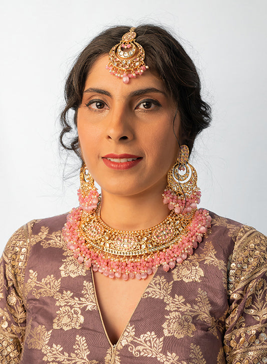 Jivika kundan Bridal  set