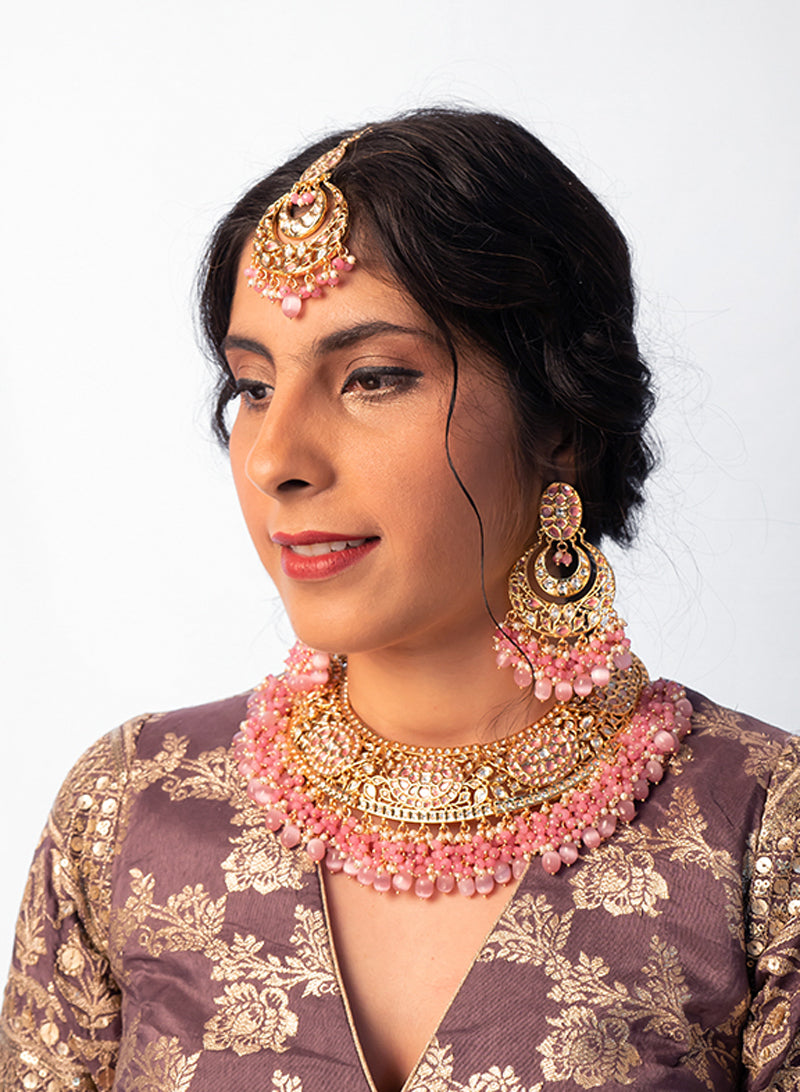 A beautiful and stunning sun flower jewellery set for your mehndi or h –  Saubhagyavati.in