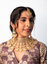 Ivaana kundan Bridal set