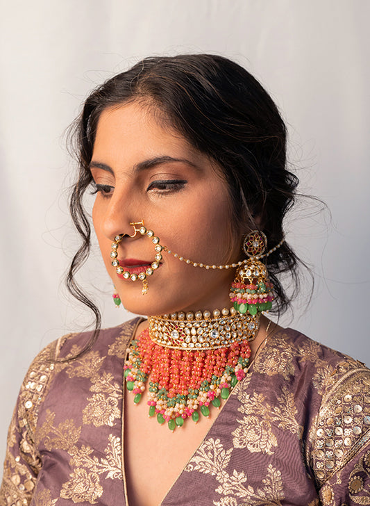 Hrida kundan Bridal  set