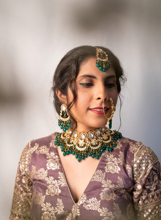 Priyasma kundan Bridal  set