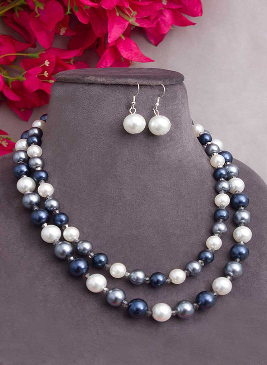 Two Layer Pearl Necklace