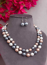 Two Layer Pearl Necklace