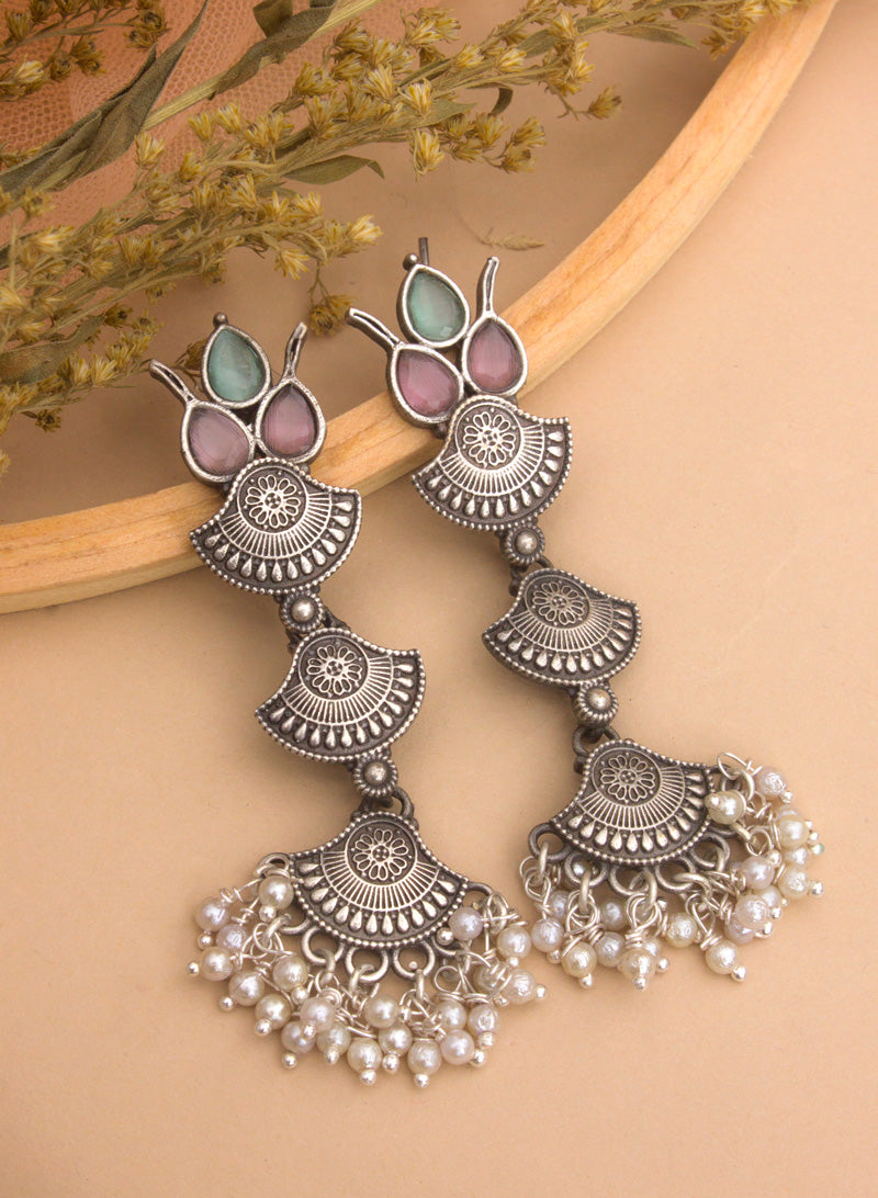 Oxidised Jhumkas - Buy Oxidised Jhumkas online in India