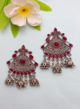 Inaya Stone Three Jhumka