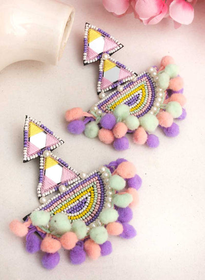 Shaarika Mirror Earring