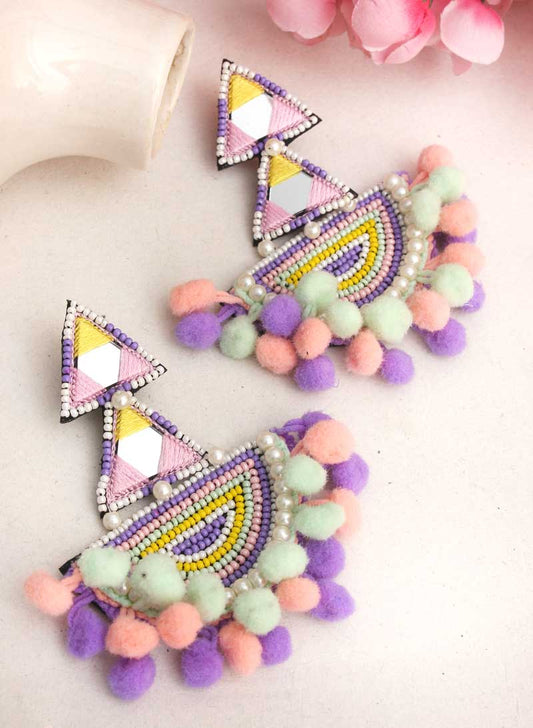 Shaarika Mirror Earring