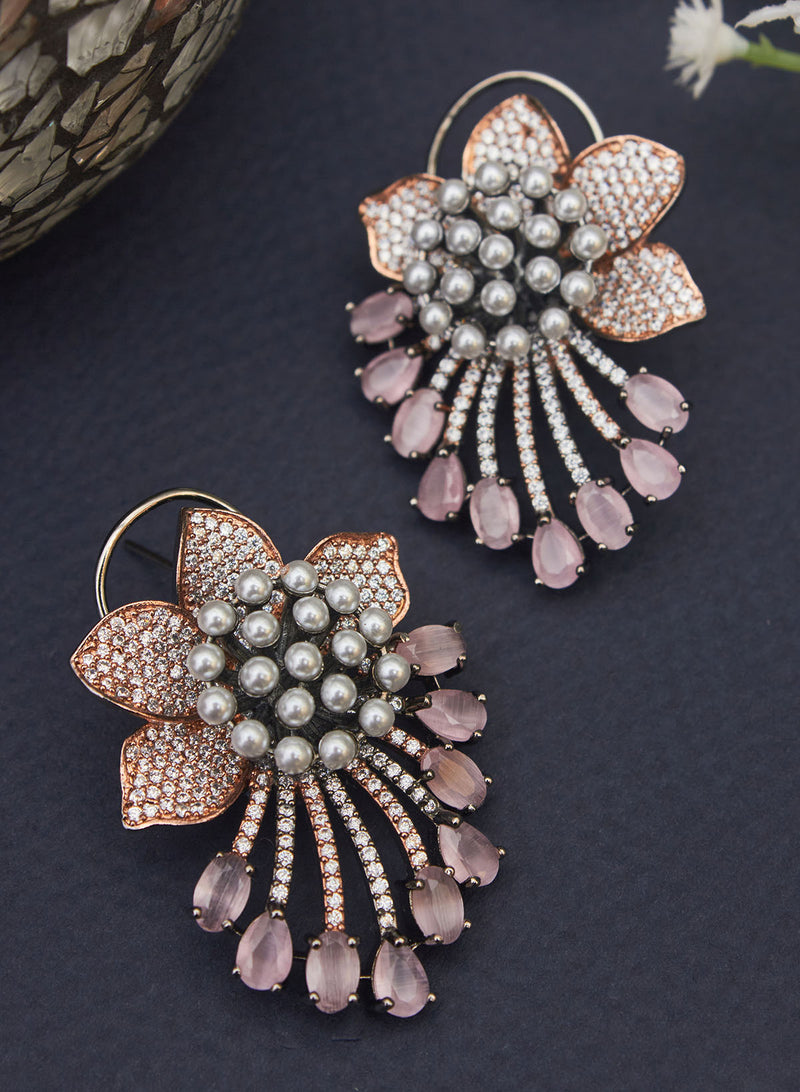 Azari ad floral earrings