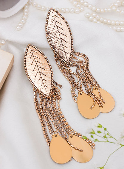 cora leaf earring