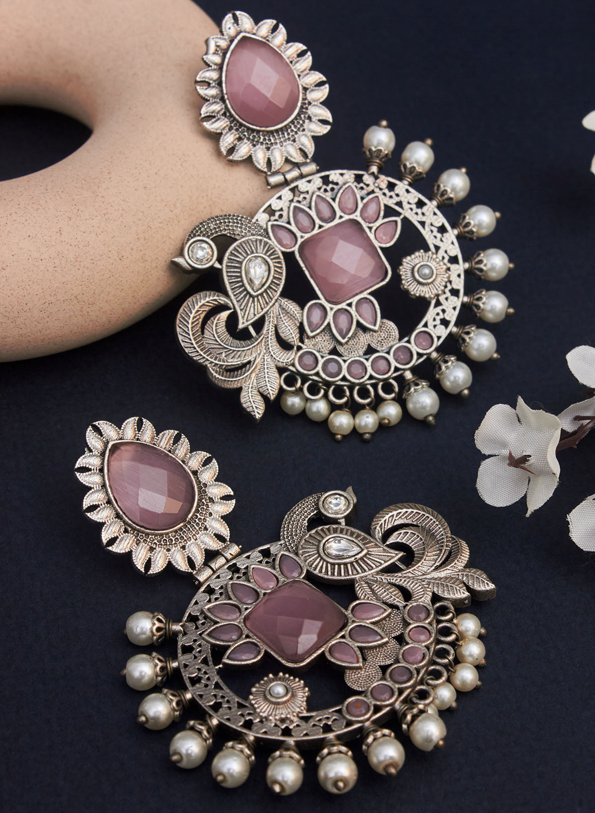 Nilakshi stone earring