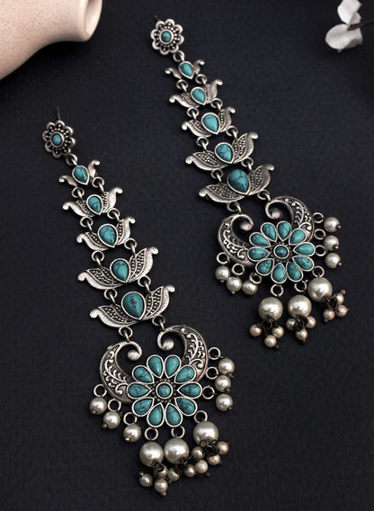 Kajal stone earring